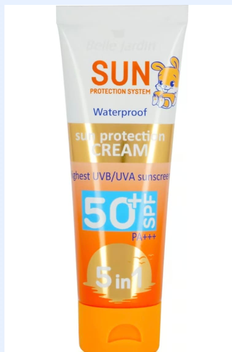 Belle Jardin 75ml suwa çydamly günden goraýjy krem SPF 50+