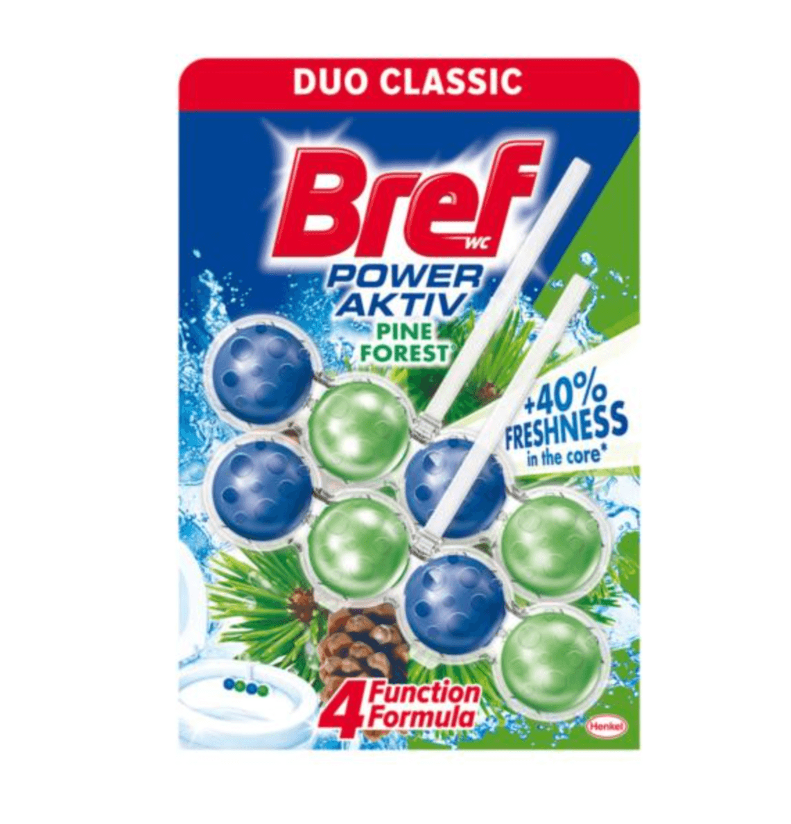 Bref "Сила-Актив Хвойная Свеж" 2x50 г