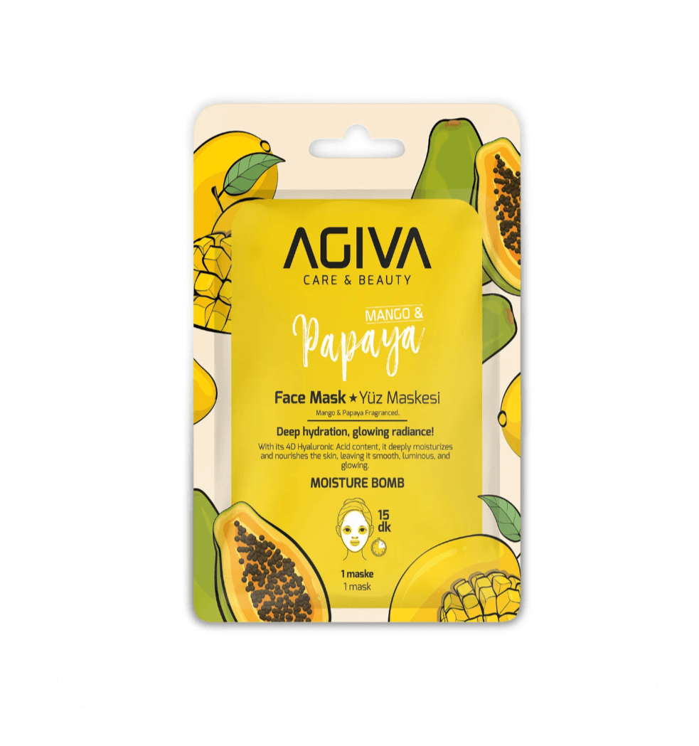 Agiva Care & Beauty Mandarin Waffle mataly maskasy (Reňk açyjy)