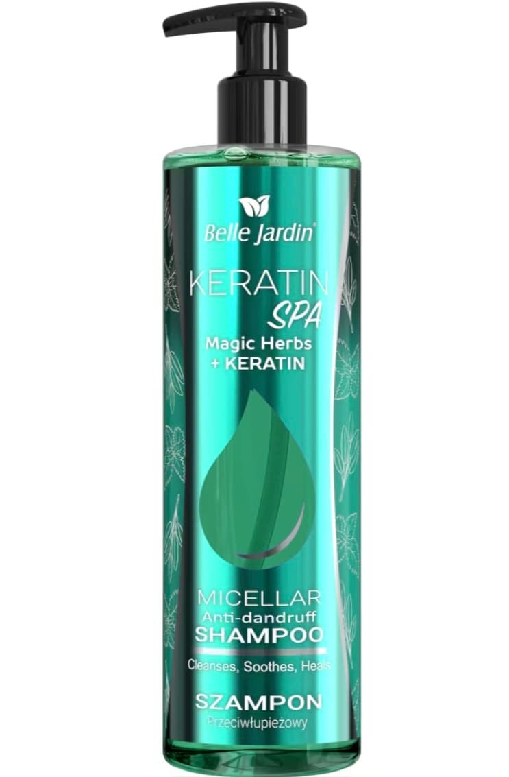 Belle Jardin 400ml kepege garşy miselýar şampun - jadyly otlar