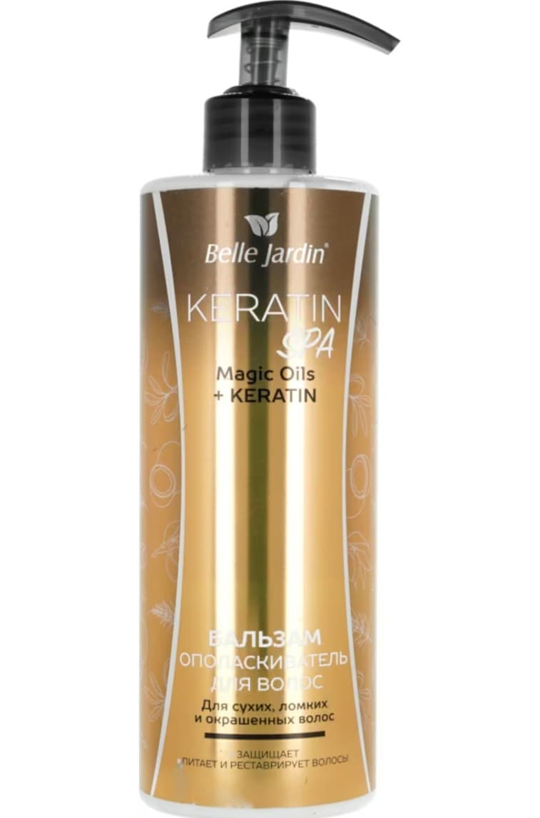 Belle Jardin 500ml saç üçin balzam-çaýkaýjy - jadyly ýaglar