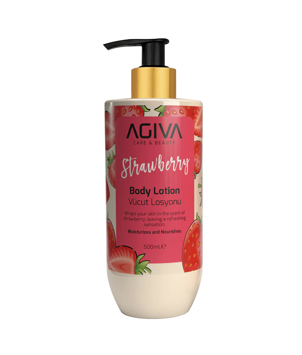 Agiva Care & Beauty Çilekli beden losiony