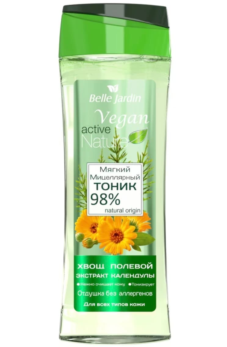 Belle Jardin 250ml kyrkbogun we dyrnaklyja ekstraktly makiýažy aýyrmak üçin miselýar tonik