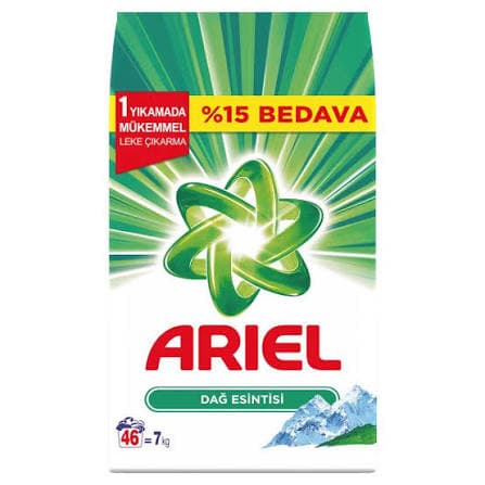 Ariel 7kg - ak eşikler üçin kir ýuwujy serişde