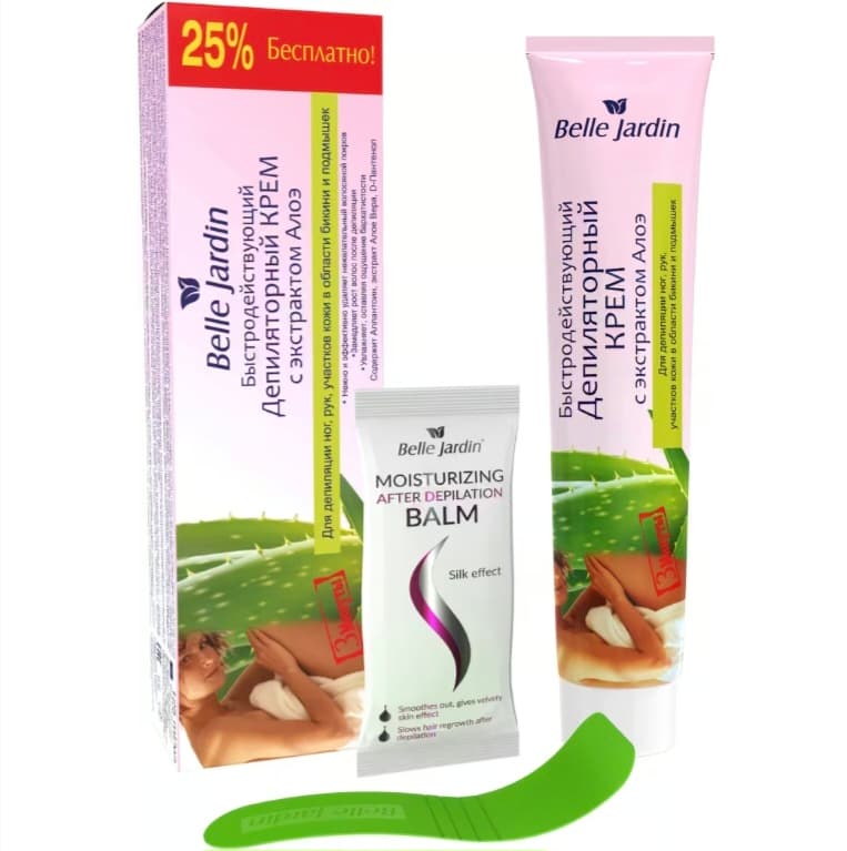 Belle Jardin 125ml aloýa ekstraktly depilýasiýa kremi
