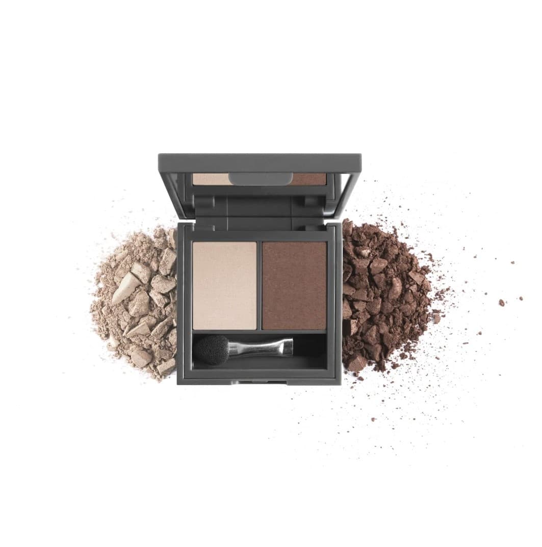 Duo eyeshadow - Soft beige & Nuc
