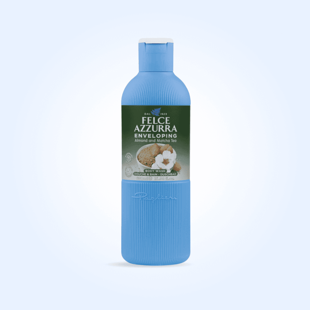 Badam we Maça çaýy ekstraktly, ýumşak örtüji täsirli duş geli 650 ml