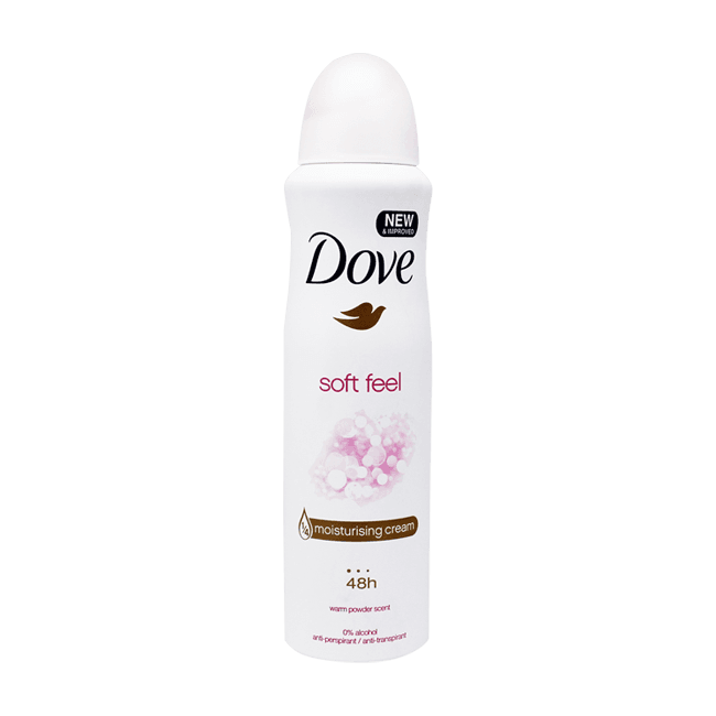 Dove 150ml dezodorant - soft feel