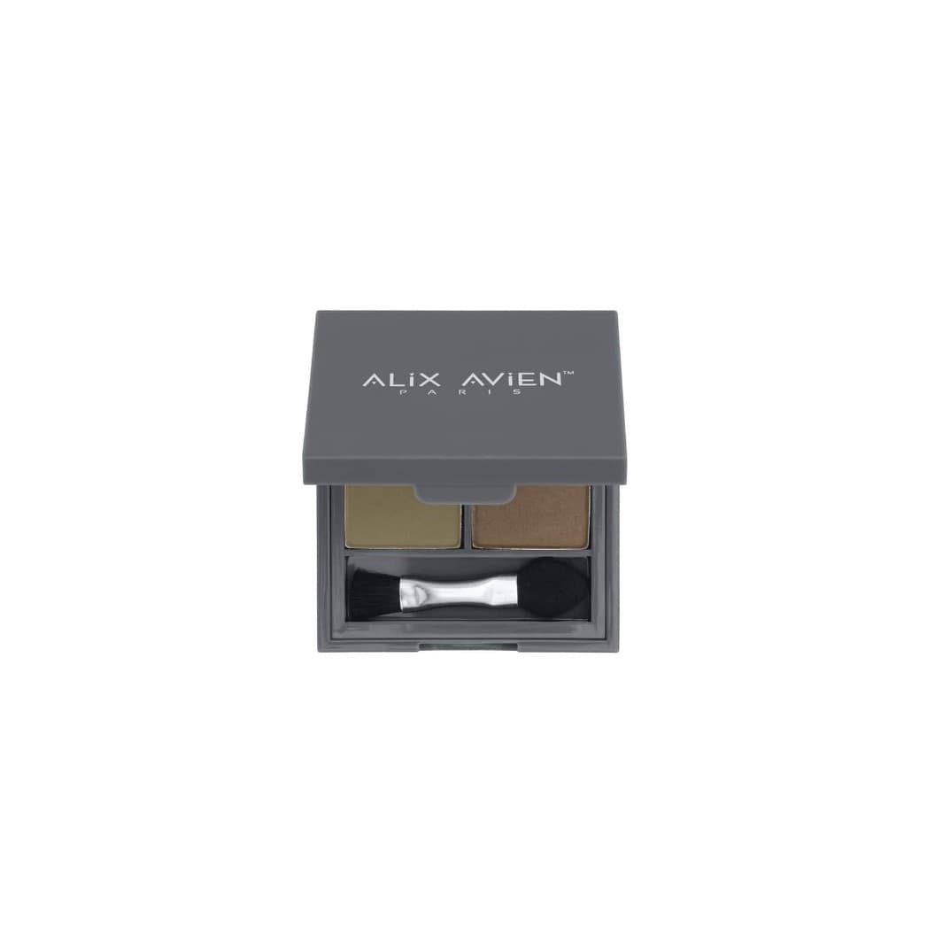 Duo eyeshadow - 1 Pearly sage 2 Khaki