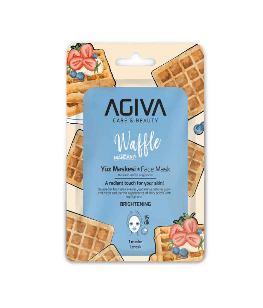 Agiva Care & Beauty Mandarin Waffle mataly maskasy (Reňk açyjy)